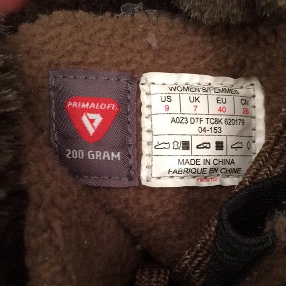 The North Face Nuptse Purna brown suede waterproof boot 9 - Picture 4 of 9